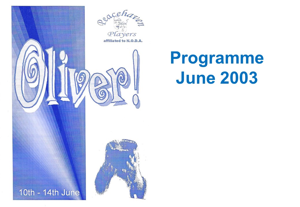 Programme:Oliver! 2003